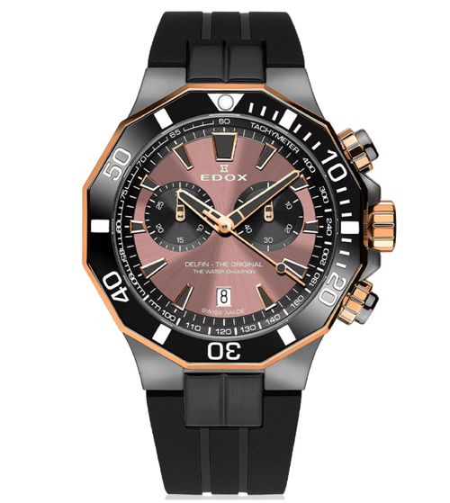 Reloj Edox De Pulso 10112 357GRNCA BRNR
