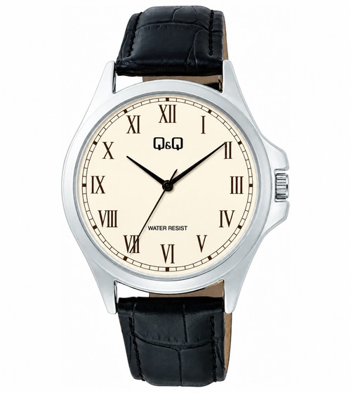 Reloj Q&Q De Pulso Q-MNL025 · Cream Dial · Roman Numerals