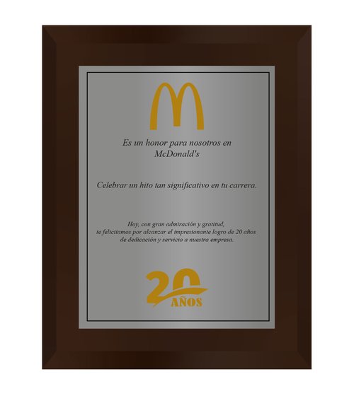 R Madera Cafe Placa Plata R-MADERA-CAFE-PLACA-PLATA