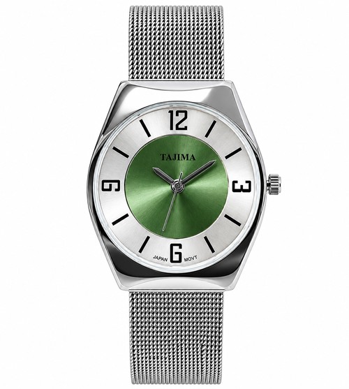 Reloj Tajima De Pulso ZS201/B · GREEN DIAL